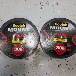 Scotch-Mount Extreme Double-Sided Mounting Tapes 1.0-in x 33.33 Feet Double-Sided Tape