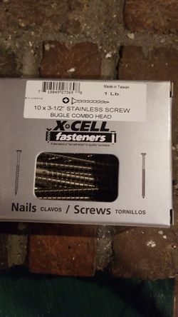 Stainless steel screw 1lb box