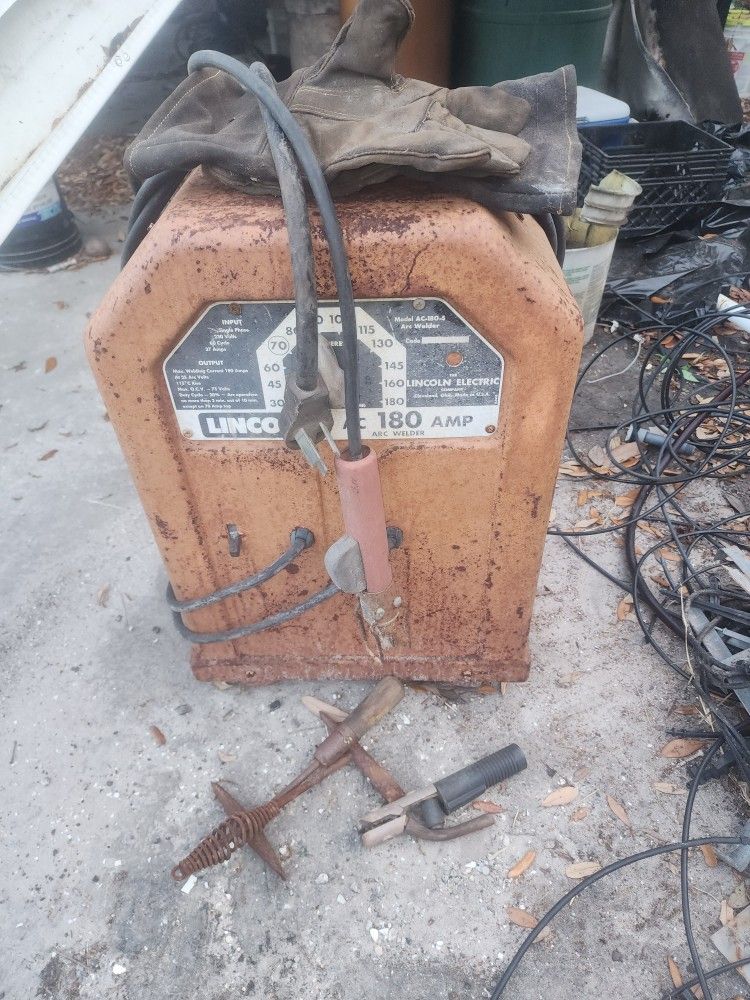 Lincoln AC 180 AMP Arc Welder AC 180 s For Sale In St Petersburg FL lincoln-ac-180-amp-arc-welder-ac-180-s-for-sale-in-st-petersburg-fl