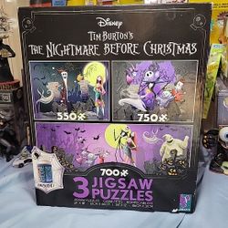Disneys The Nightmare Before Christmas 3 Jigsaw Puzzles 300 500 700 Pieces New