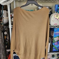 Ladies Ribbed Sweater.  Lg