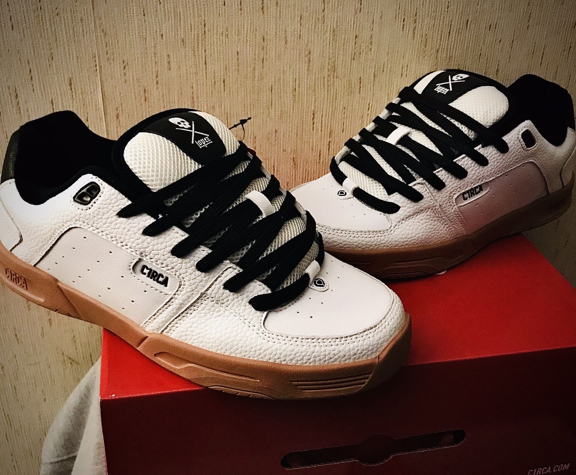 Circa C1rca Adrian Lopez 805 Pro Skate Shoes White/Gum US 10.5