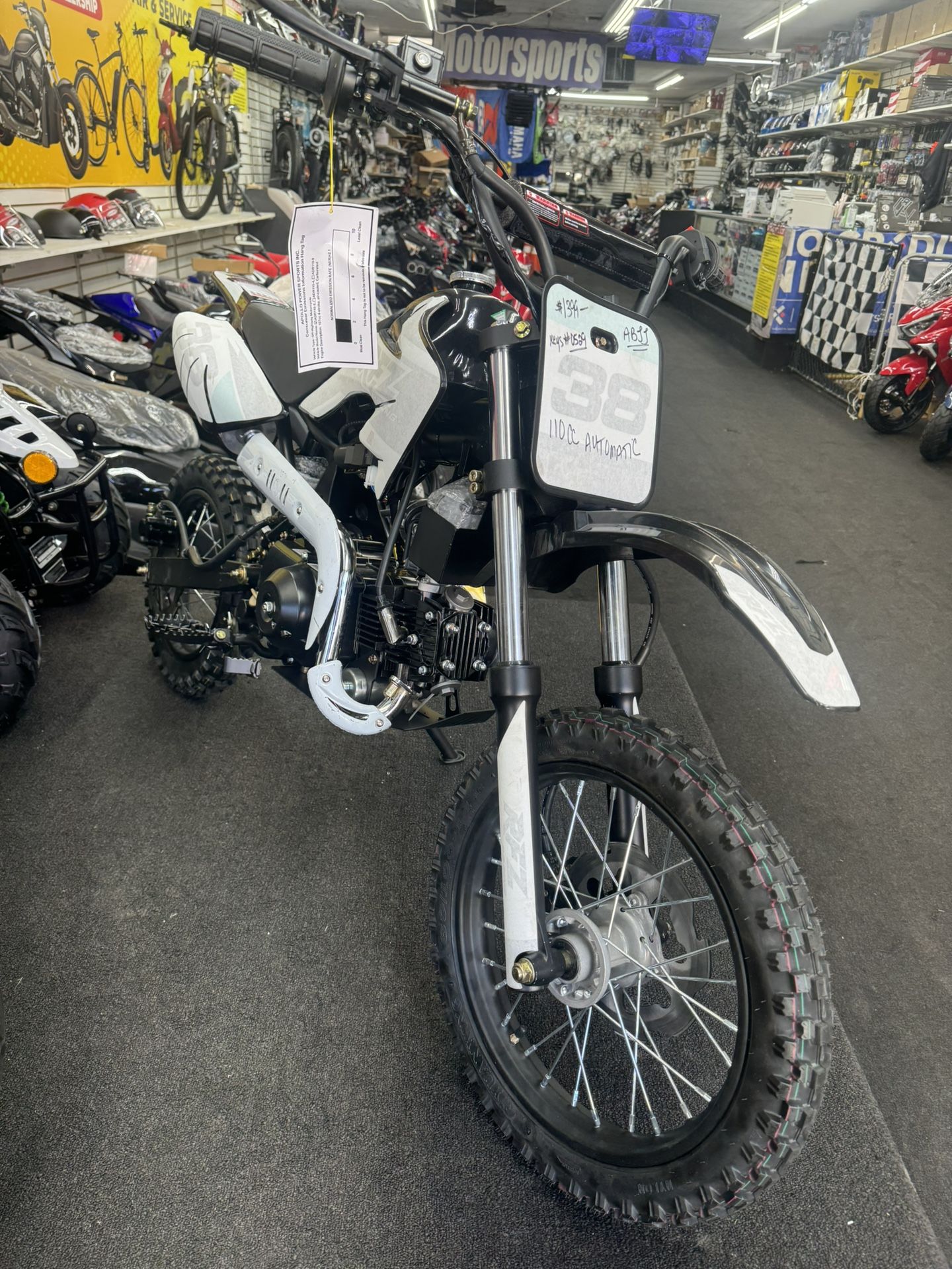 Brand New 110cc Automatic Dirt Bike