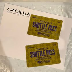 Coachella W2 Shuttle Pass 