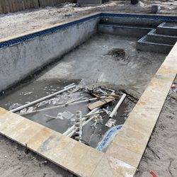 Pool Coping And Tile Installation 