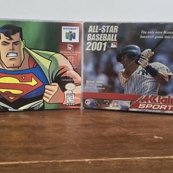 Superman & All-Star Baseball 2001 - N64