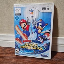 Mario & Sonic at the Olympic Games Nintendo Wii Complete CIB