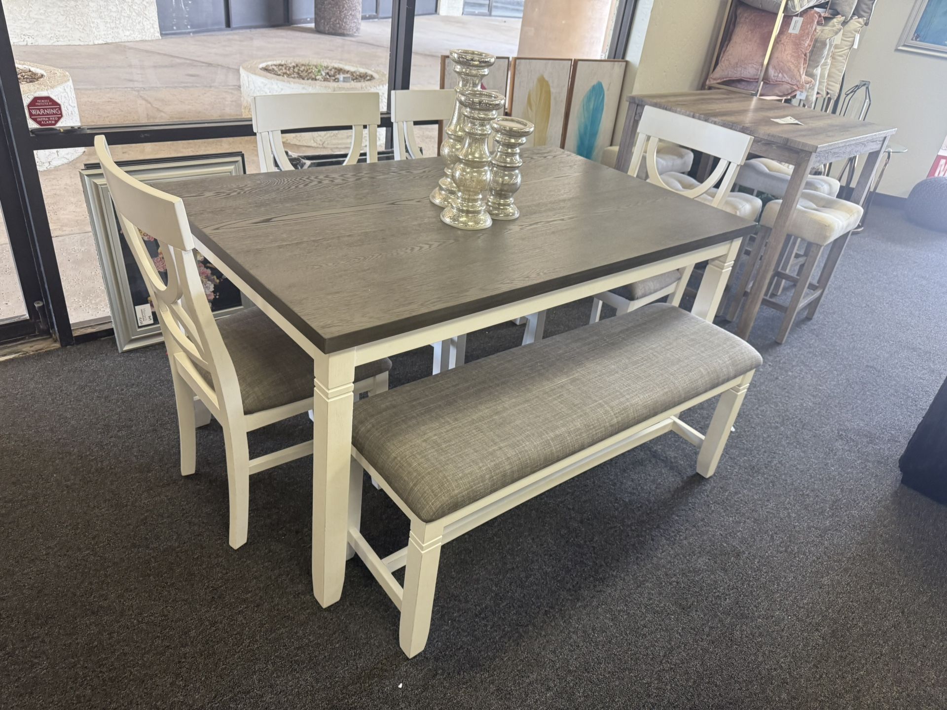Dining Table With 4 Chairs With Bench