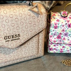 Cute GUESS And Floral Bags 