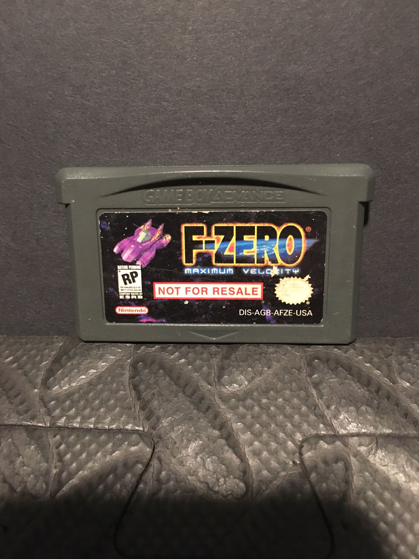 F-zero Not For Resale Gba