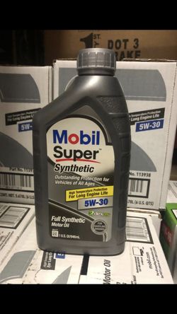 Mobil super synthetic all weights available