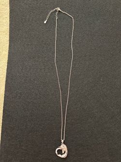 ACJNA S925 Sterling Silver Unicorn Heart Necklace