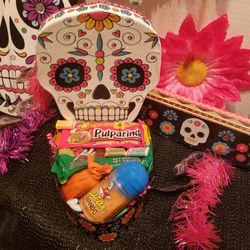 Mexican Calavera Sugar Skull Candy box Gift