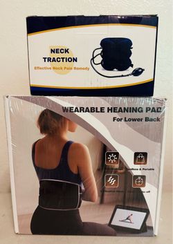 Neck Traction Device & Heating Waist Wrap NEW