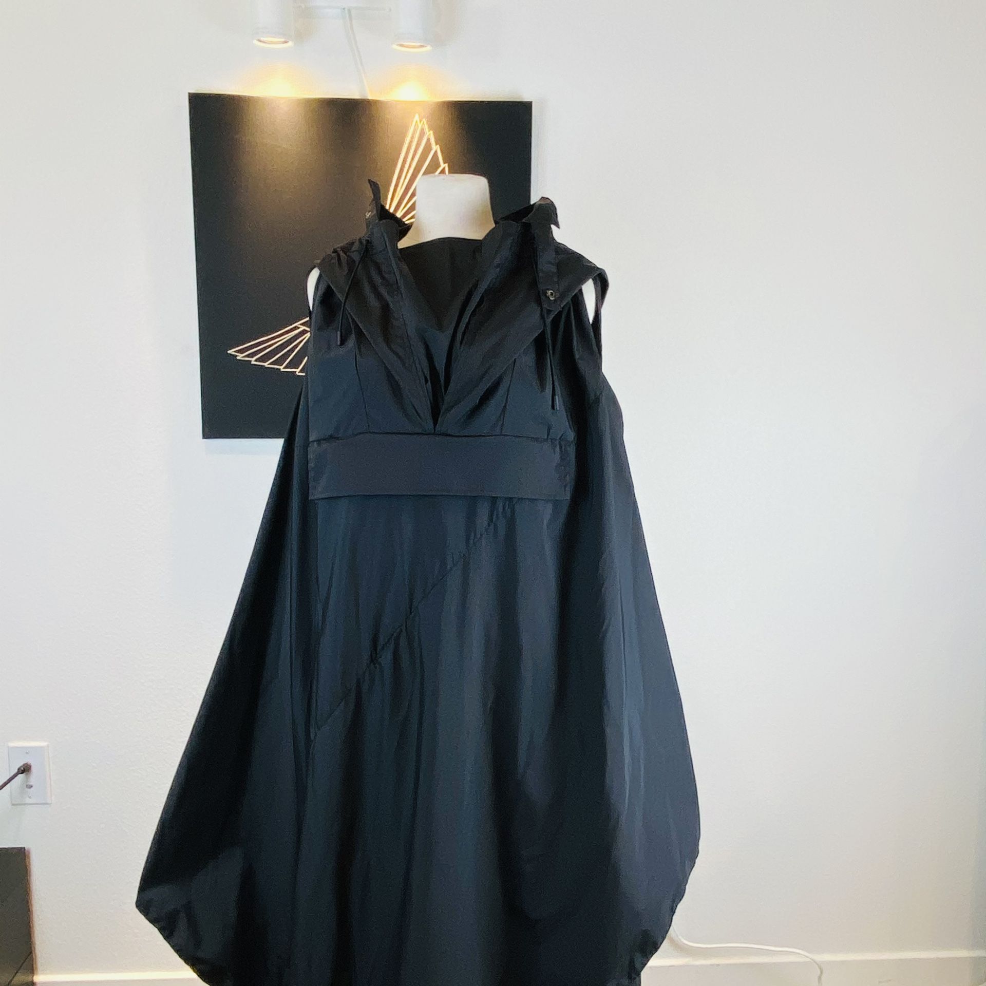 Maison Margiela Black Destructured Trench Coat Sz 38 US size 2 $2800