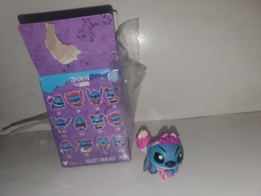 Disney Funko Mystery Mini Stitch In Costume 1/6 Common Cheshire Cat