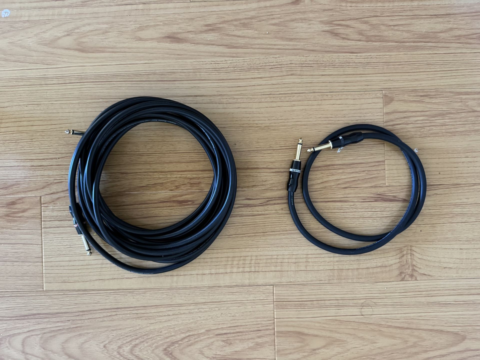 MOVING SALE - 1/4” Monster Cables