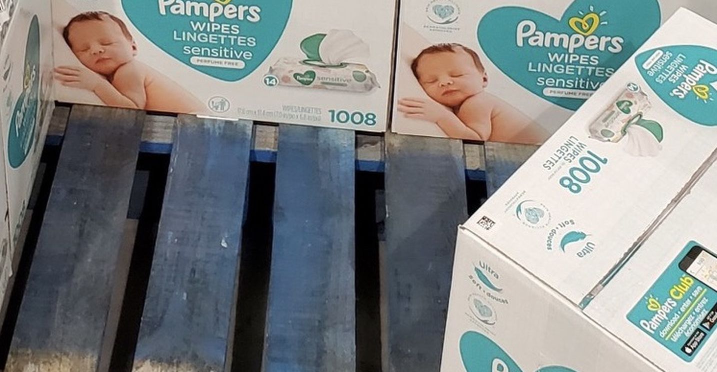 Pampers Sensitive Wipes 1008 Count
