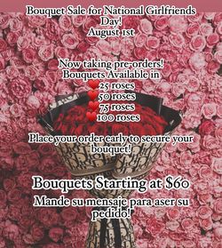 ROSE BOUQUETS | NATIONAL GIRLFRIEND DAY!