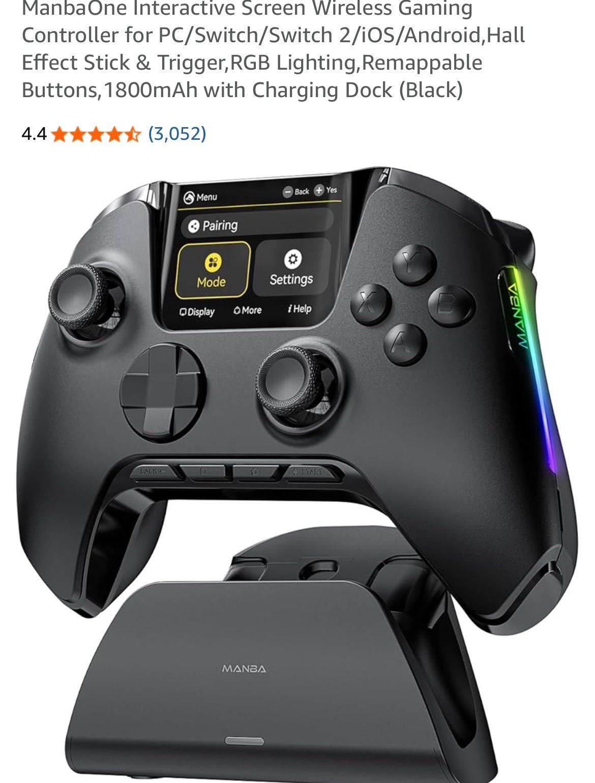 Gaming controller for PC/Switch2/ios/android