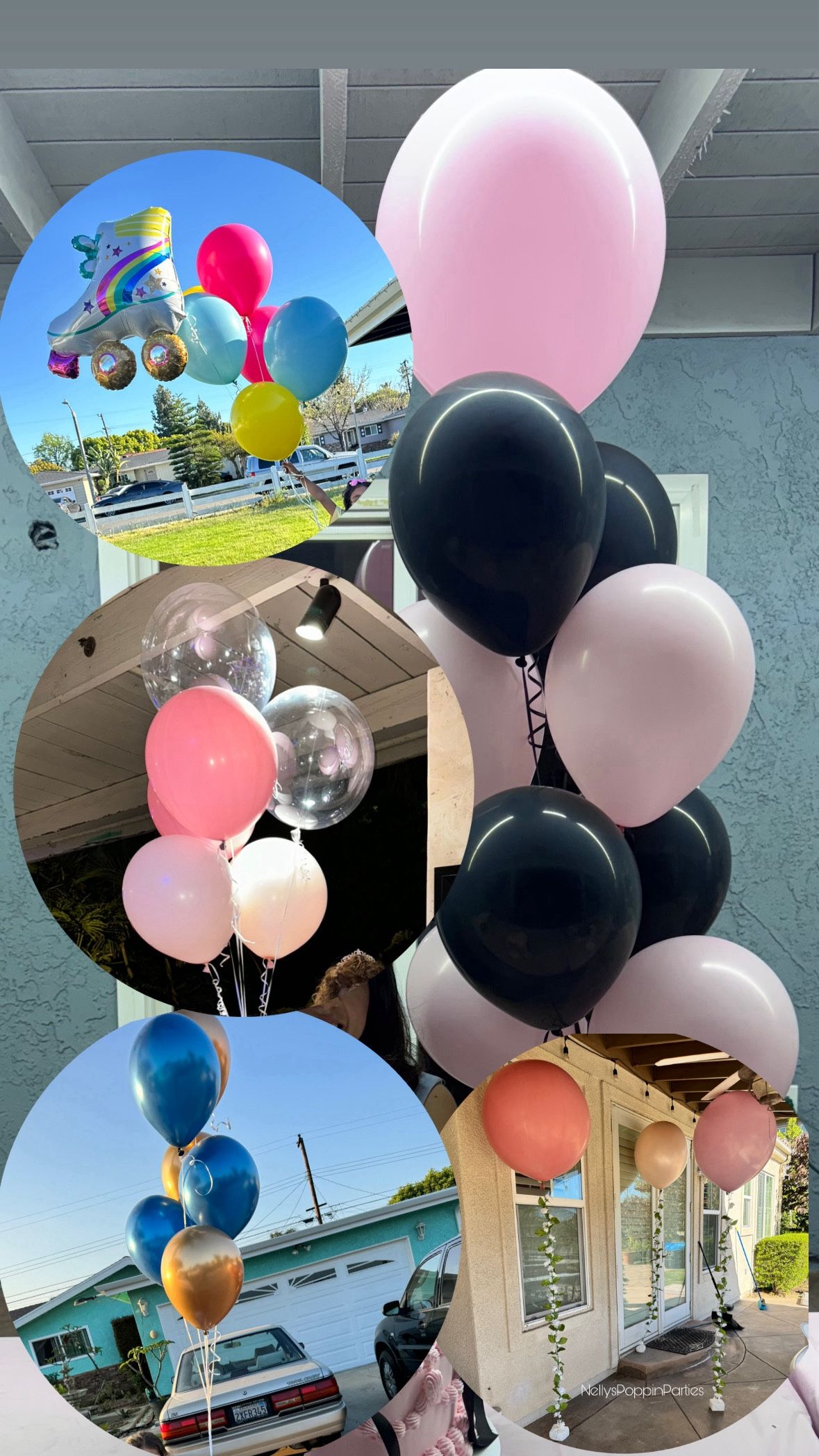 Helium Balloon Bouquet …Globos Con Helio