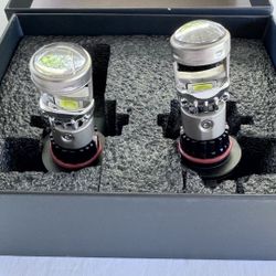 9005 Projector Led Bulbs, 3570chips and Advanced Multi-Stage Cooling System, 6000K Pure White, 300% Bight Flicker-Free Illumination, For Off-road, Pac