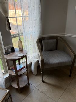 Chair and table