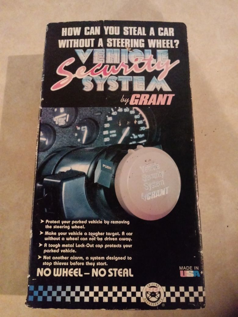 Brand New Grant No Wheel No Steal Security System