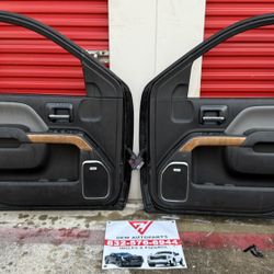 2014 2016 2019 Chevy Silverado GMC sierra Denali driver Left Front Side Door and Passenger front
