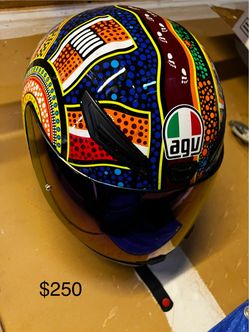 AGV Motorcycle Helmet Multicolor Graphic