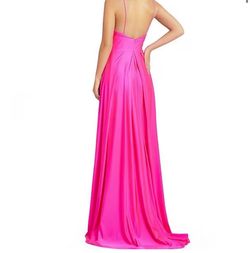 strapless open back dress A-line Blush Pink Off Shoulder Long Sleeves Wedding Dress WD688 – Pgmdress main image 1