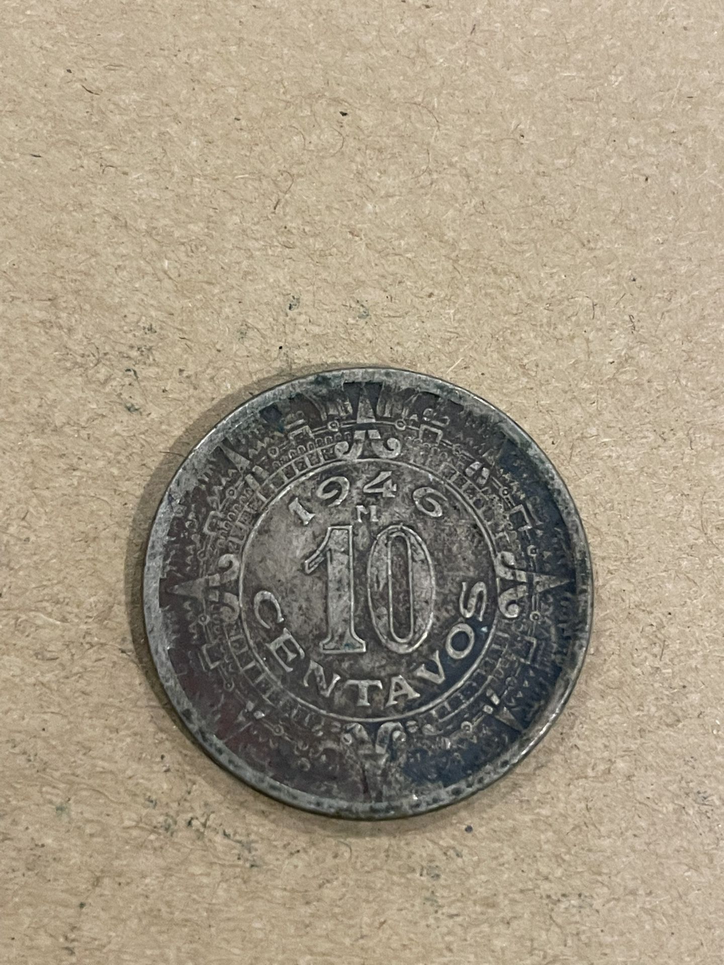 1946M 10 Centavos Coin
