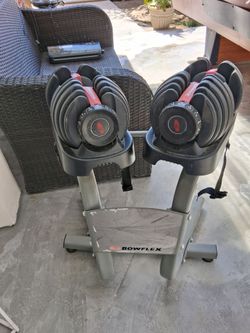 Bowlflex weights with stand