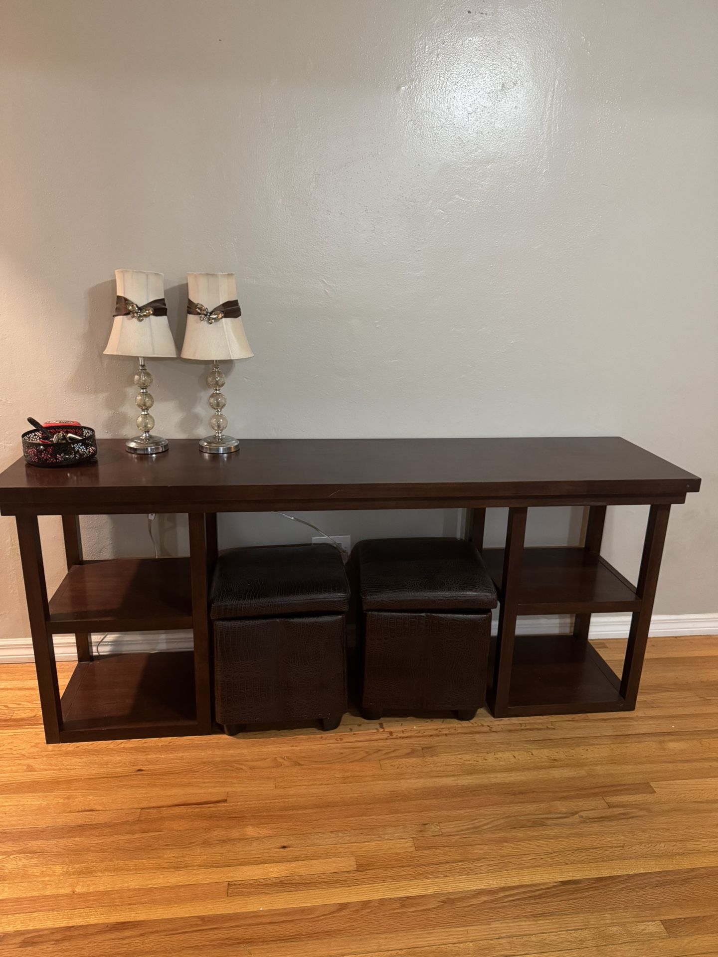 Wood Console table 