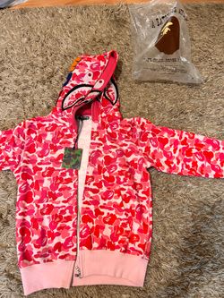 Pink Bape FullZip Size M
