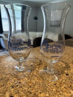 Royal Caribbean Hurricane Glasses Set of 2