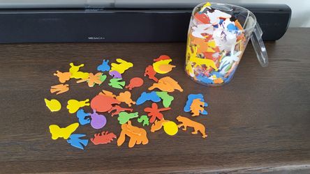 Foam animal cut outs/ sticky backs