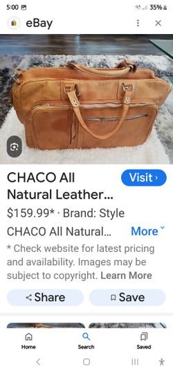 Chaco Leather Duffle Bag 