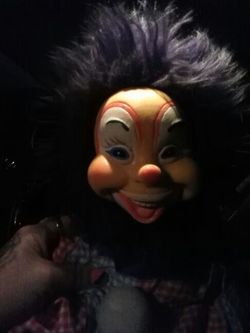 Vintage Rushton Clown Doll