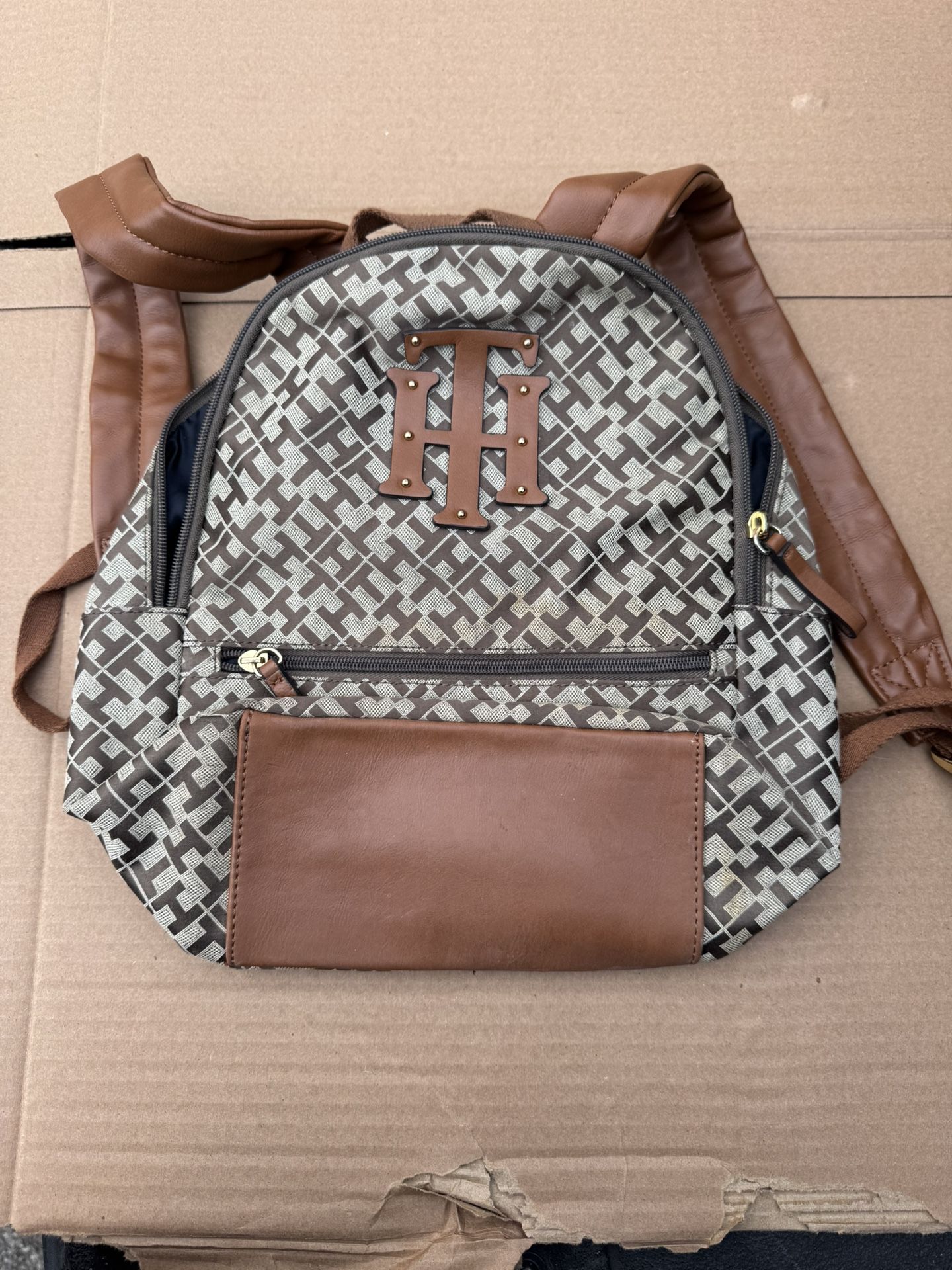 tommy hilfiger small backpack purse