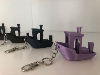 3D Printed Boat Keychains