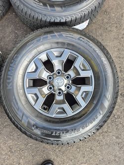 16" tacoma  wheels with new KUMHO tires