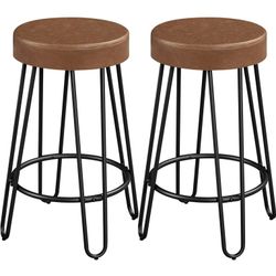 Bar chairs. Brown