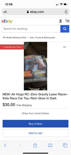 Air hogs RC Zero gravity laser racer