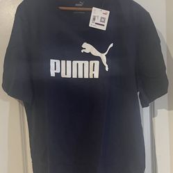 Puma Men's trip T-Shirt Navy Blue XXL