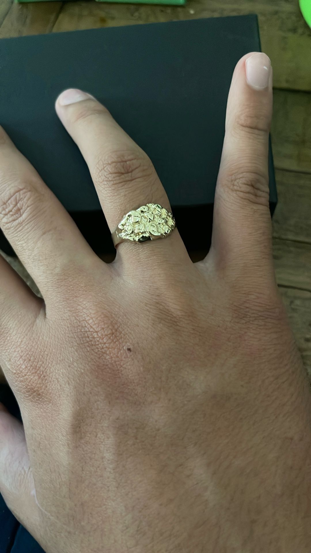 10k nugget ring size 10