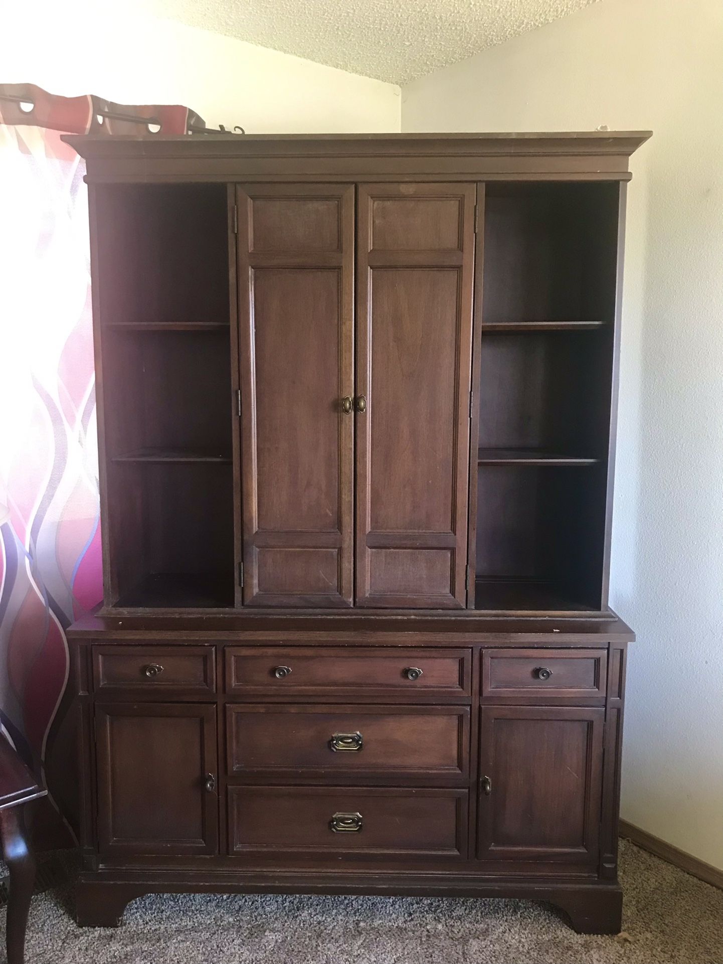 China Cabinet and Serving Table