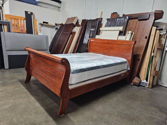 Queen bed and mattress