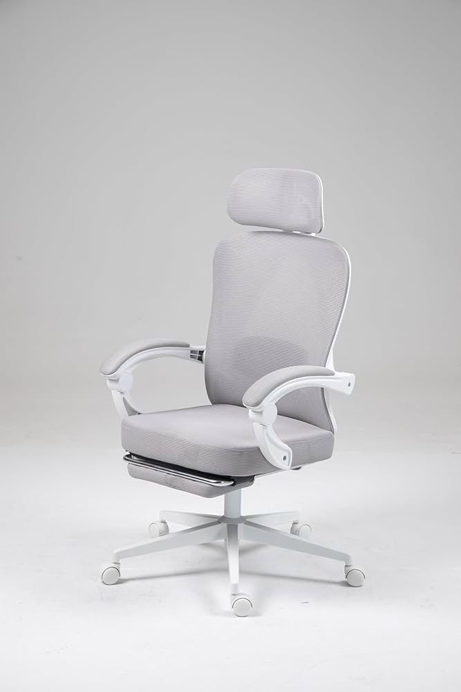 Dowinx Big and Tall Office Chair 600lbs,Ergonomic High Back Computer Desk Chair with Wide Thick Seat Cushion,Adjustable Lumbar Support and Backrest,Me