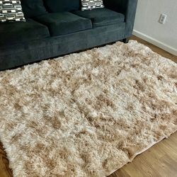 Camel Color Shaggy Carpet 